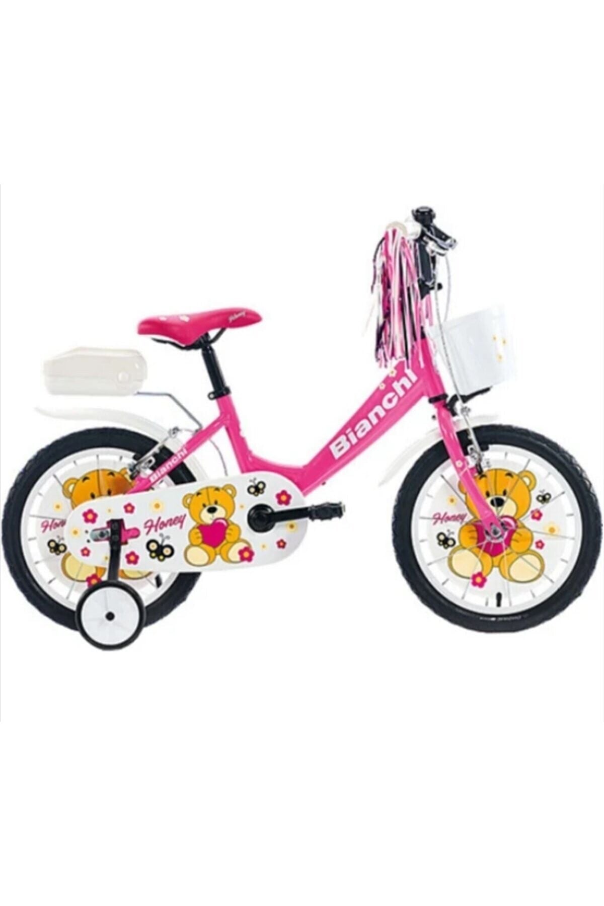 Honey Kız Çocuk Bisikleti 250h V Fren 16 Jant Pembe-beyaz Pembe