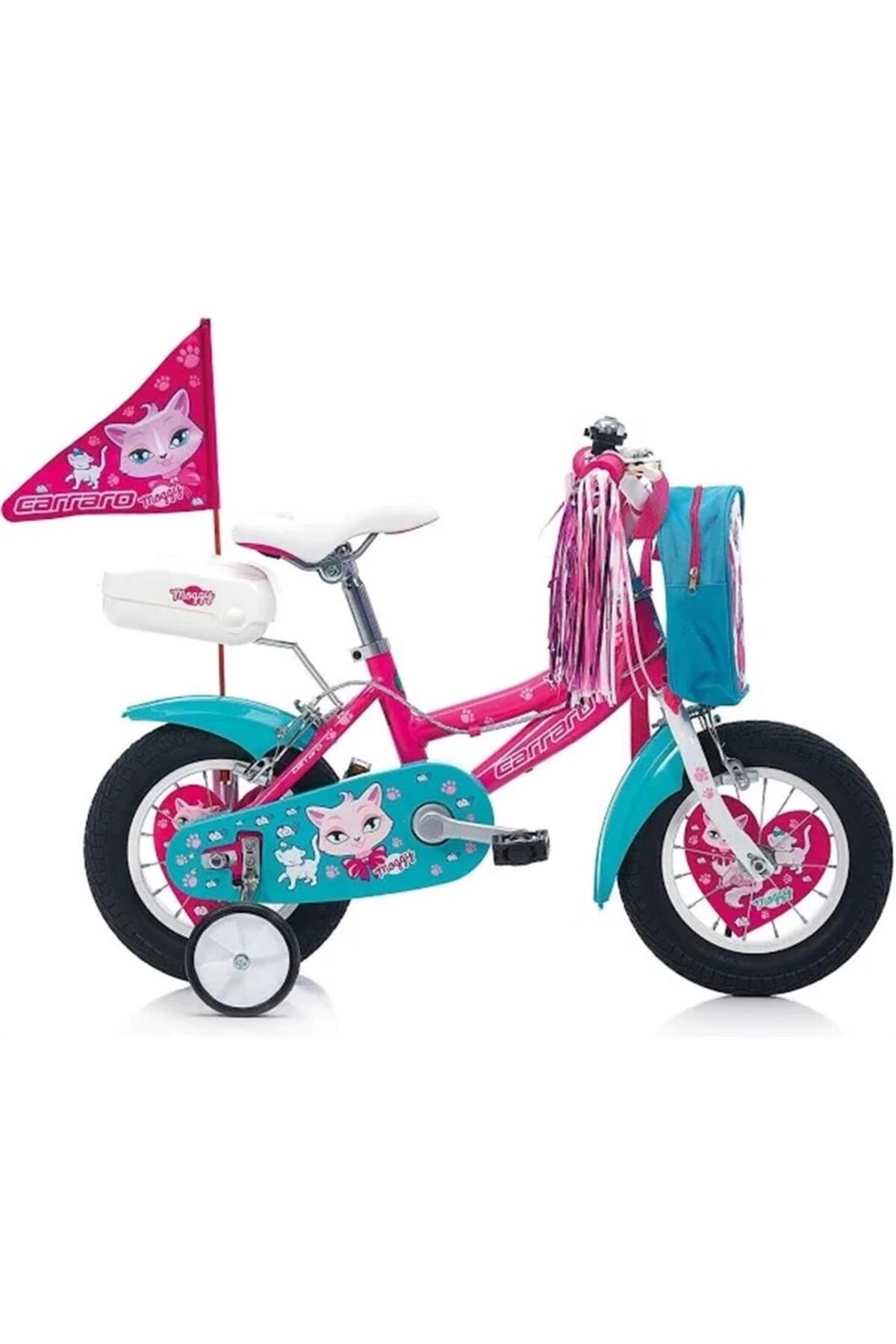 Moggy 16 Jant Kız Çocuk Bisikleti (105/120 Cm Boy) Pembe Turkuaz