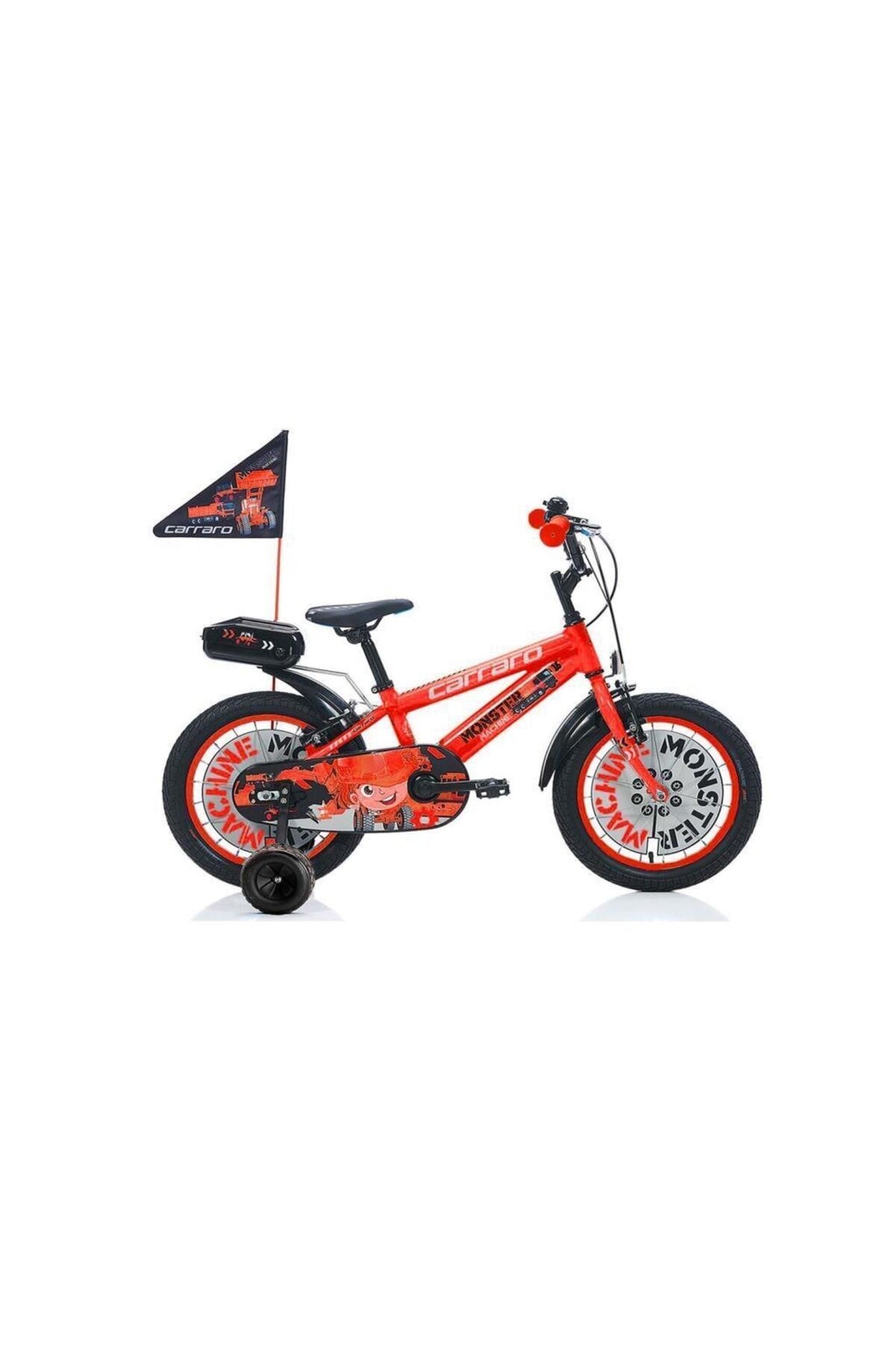 Monster 16 Jant Çocuk Bisikleti (105/120 Cm Boy) Kırmızı