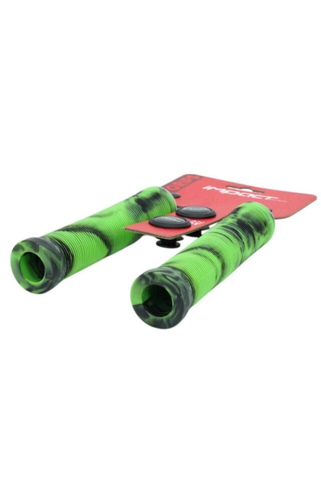 İmpact B-Hop Yeşil Siyah 140mm Uzun Renkli Bisiklet Elcik Yeşil