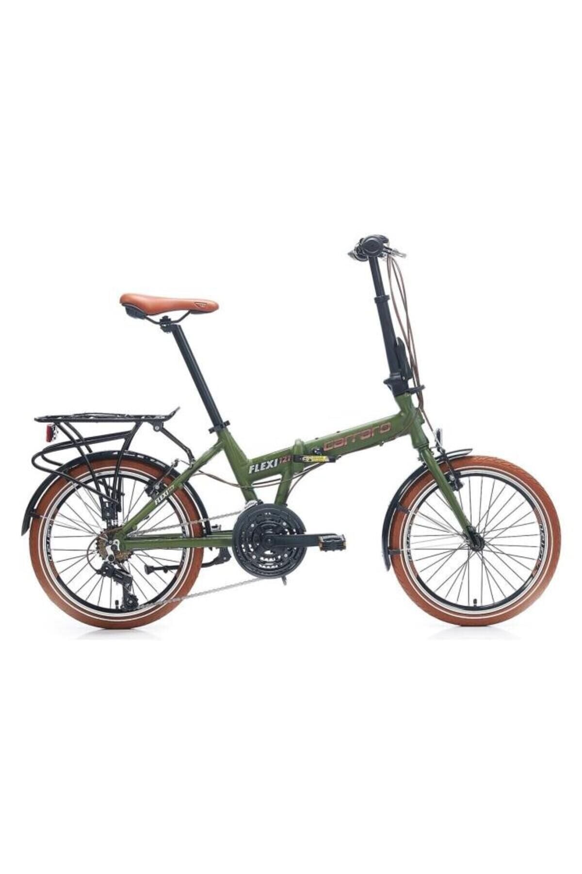 Flexi 121 V Fren Shimano 21 Vites Katlanır Bisiklet Haki Haki