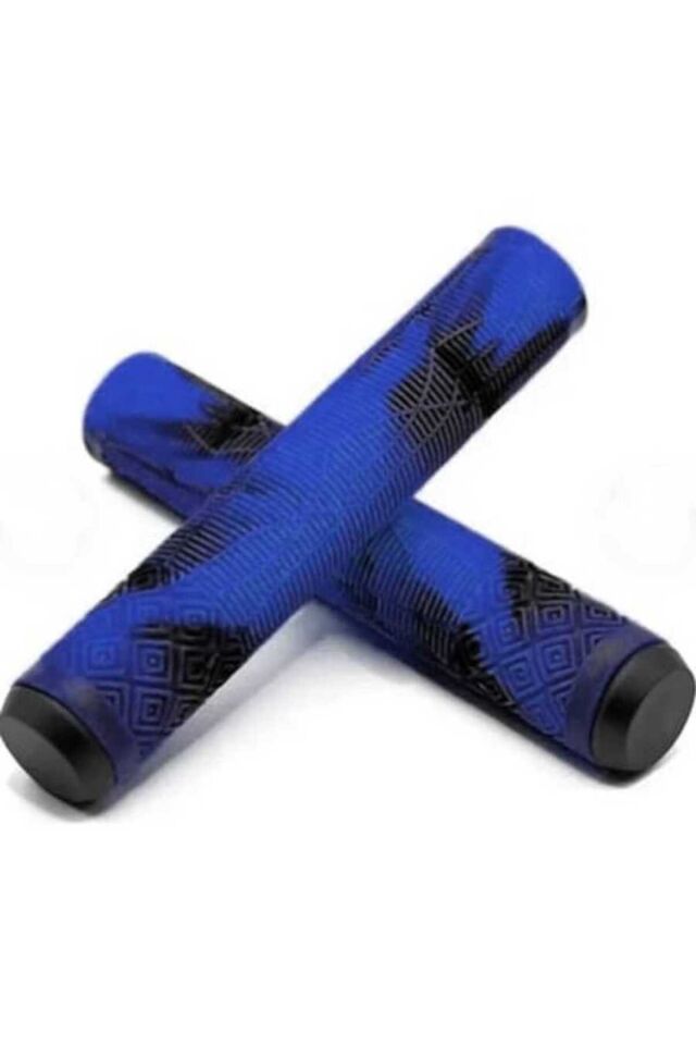 MTB BMX SİLİKON YEŞİL-SİYAH ÇİFT RENK ELCİK 165mm Mavi