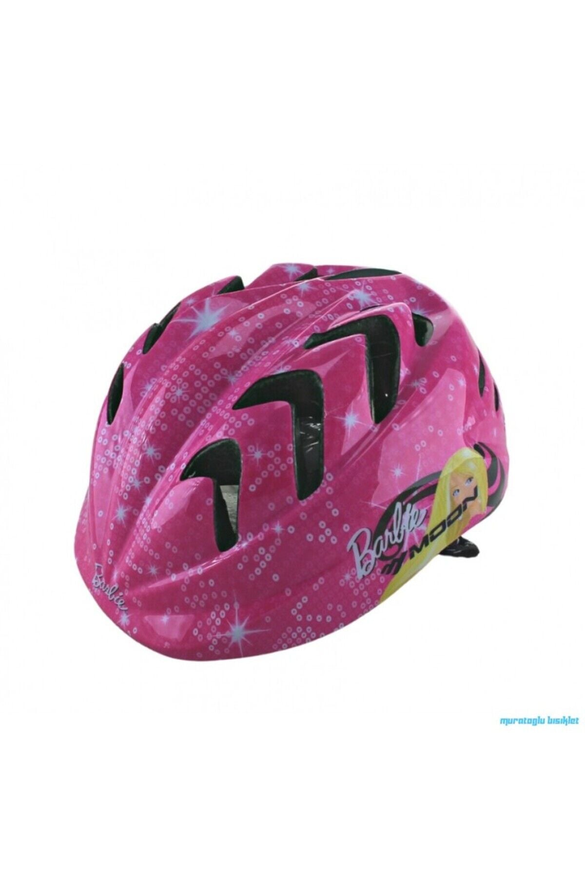 MV-7 KIZ ÇOCUK BİSİKLET KASKI BARBIE PEMBE S(SMALL) Pembe - S