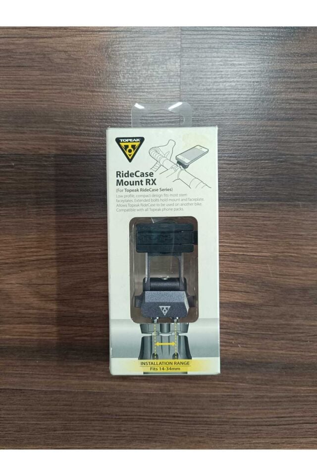 RideCase Mount Telefon Tutacağı Gümüş-Siyah