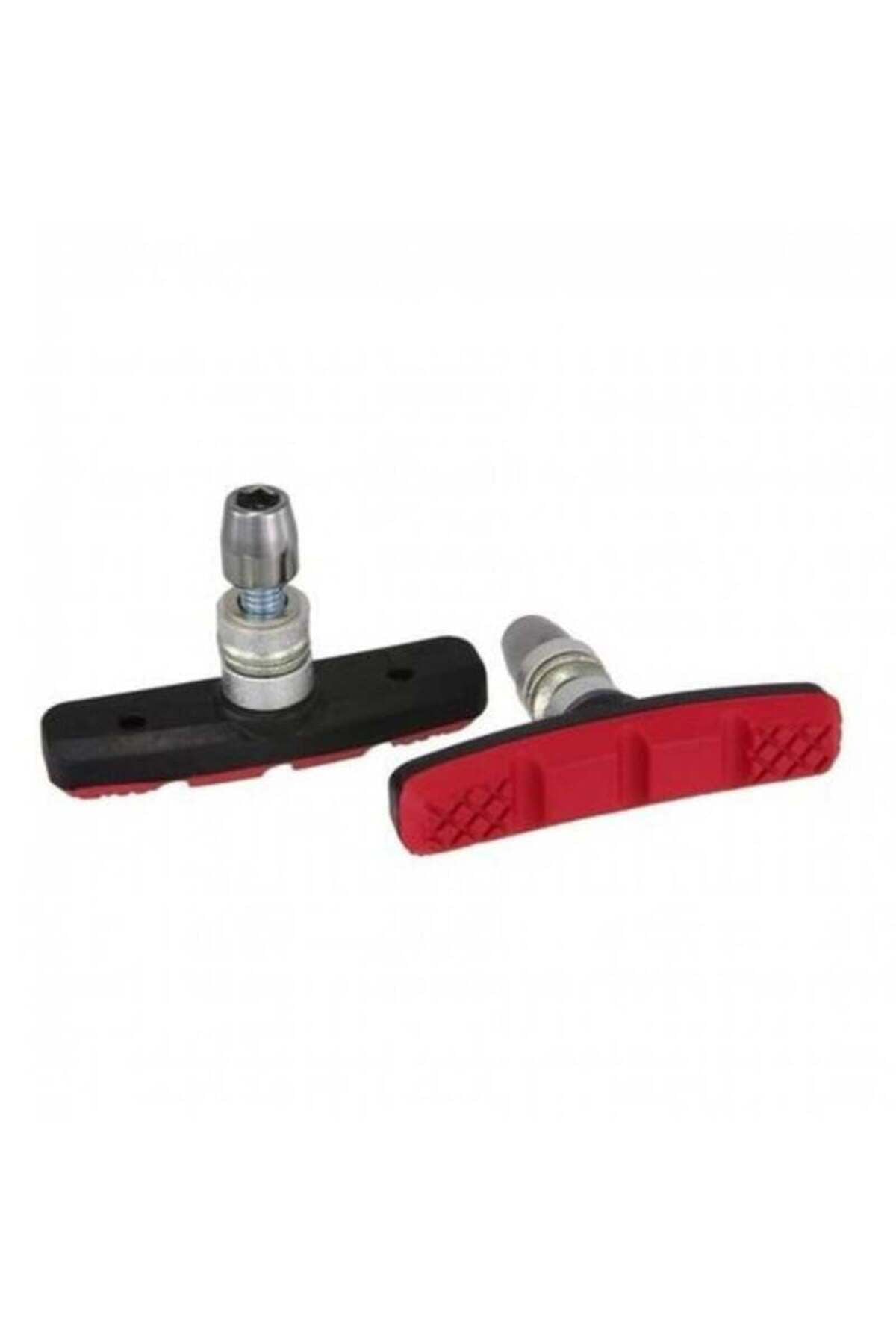 V BRAKE FREN PABUÇ 60MM C-55 SİYAH KIRMIZI Kırmızı