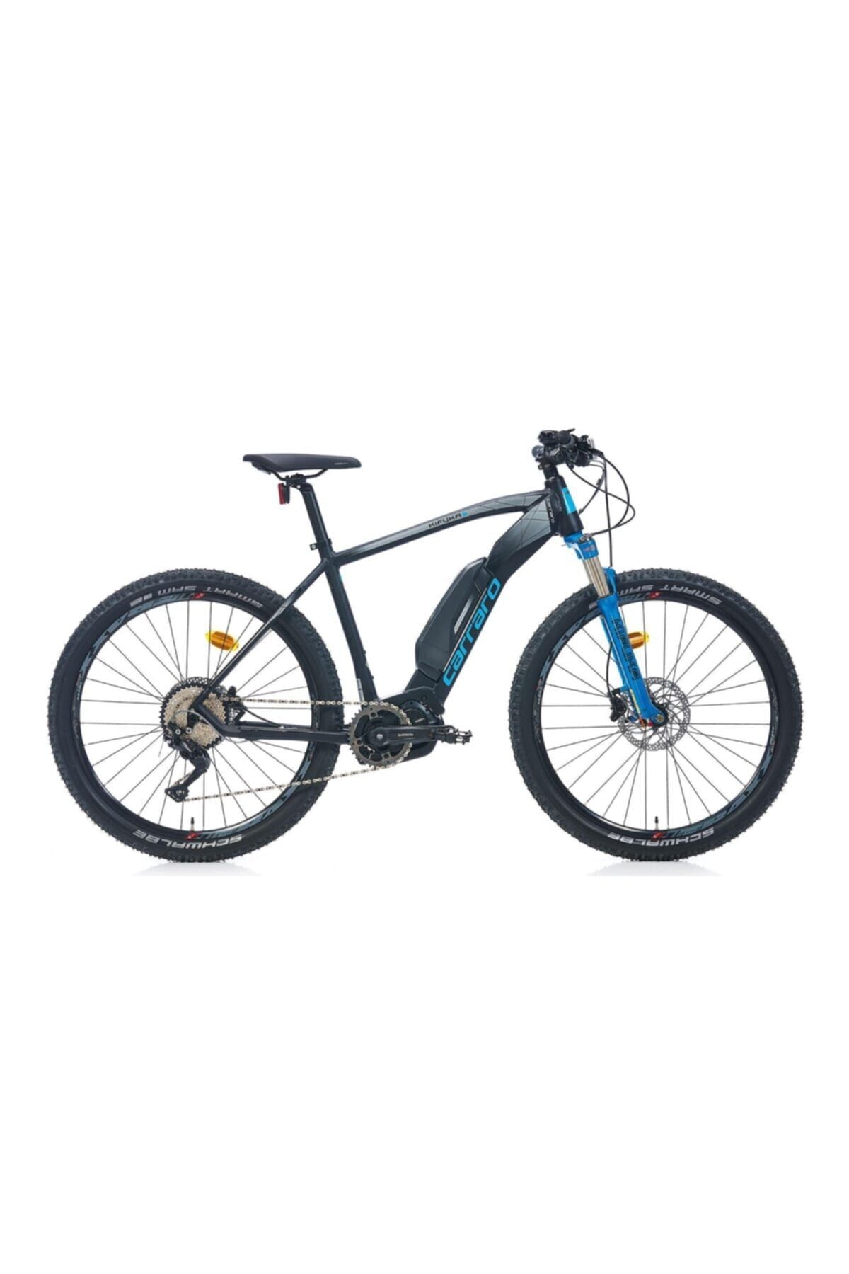 Kıfuka 27.5'' 11-v Hd Elektrikli Bisiklet - Mat Siyah Mavi/48 Kadro Mat Siyah Mavi Gri