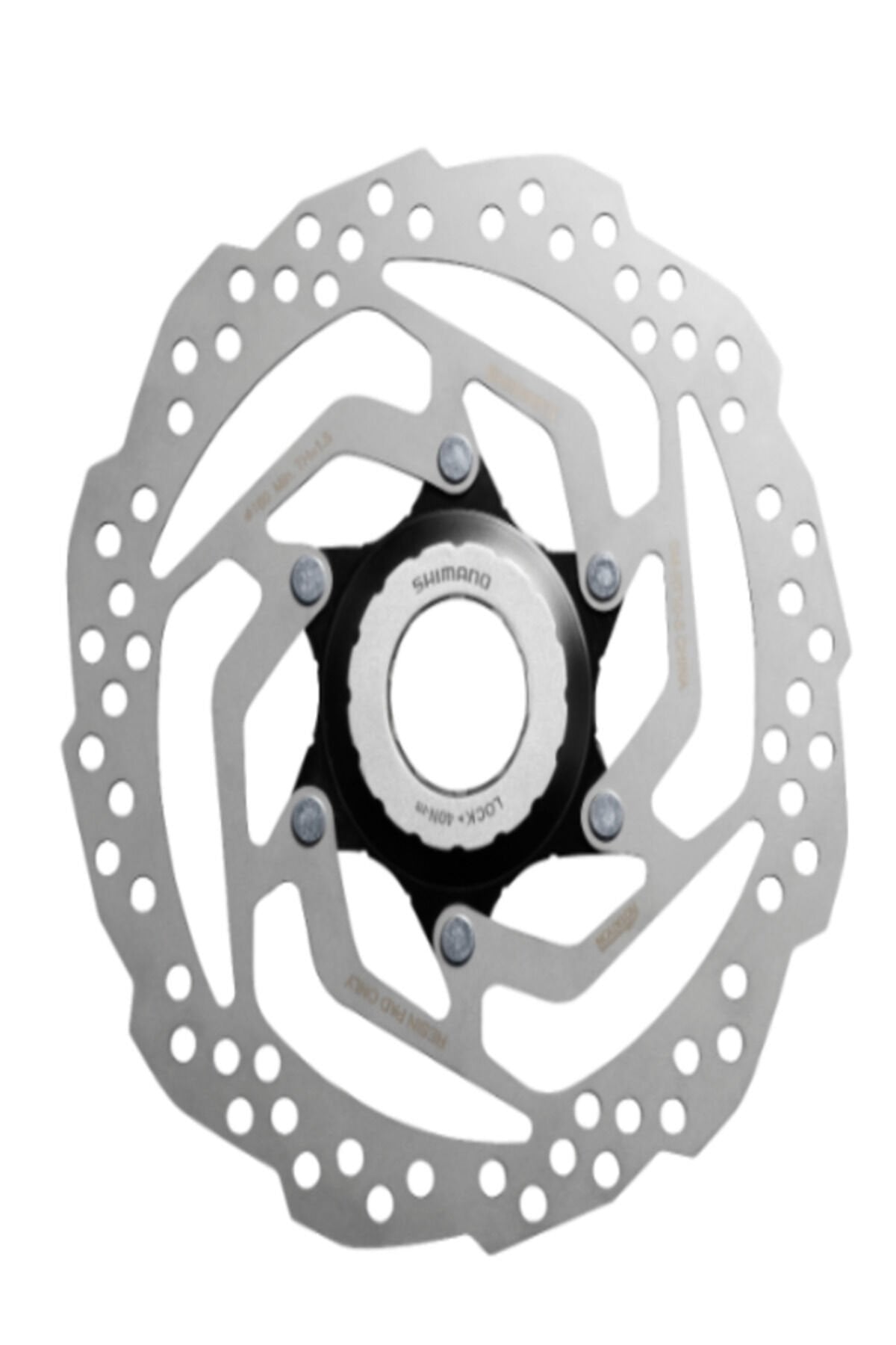 Sm-rt10 Bisiklet Disk Fren Rotoru Centerlock - Merkez Kilit 160mm Gümüş