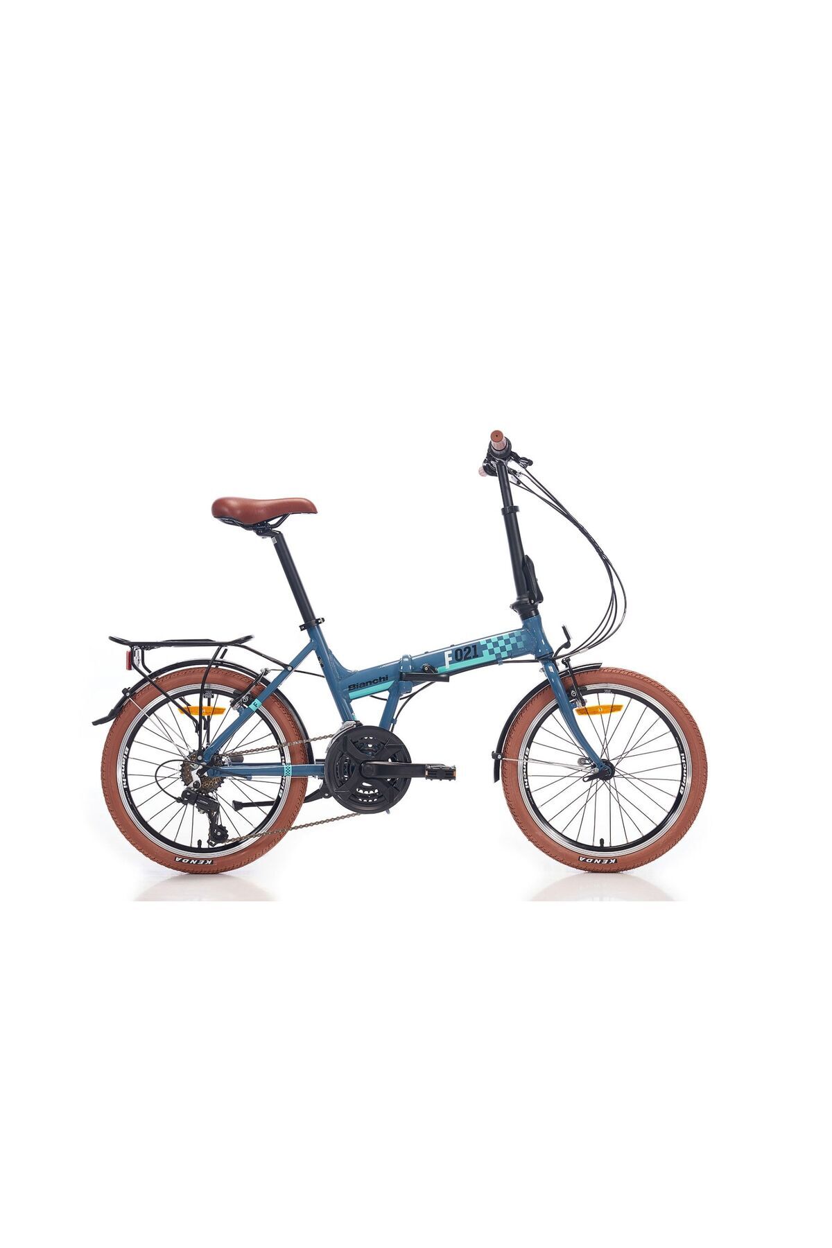 20'' BIANCHI  F021 380H AL-6061 21S VB DARKGREY YS7363 GLOSSY Koyu Gri