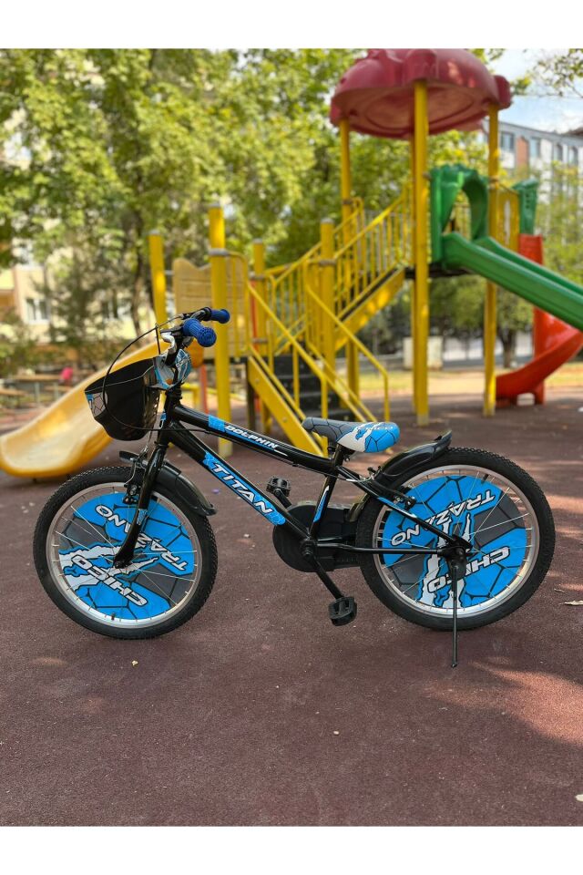 TİTAN DOLPHİN V-FREN 20'' JANT Si̇yah-Mavi̇