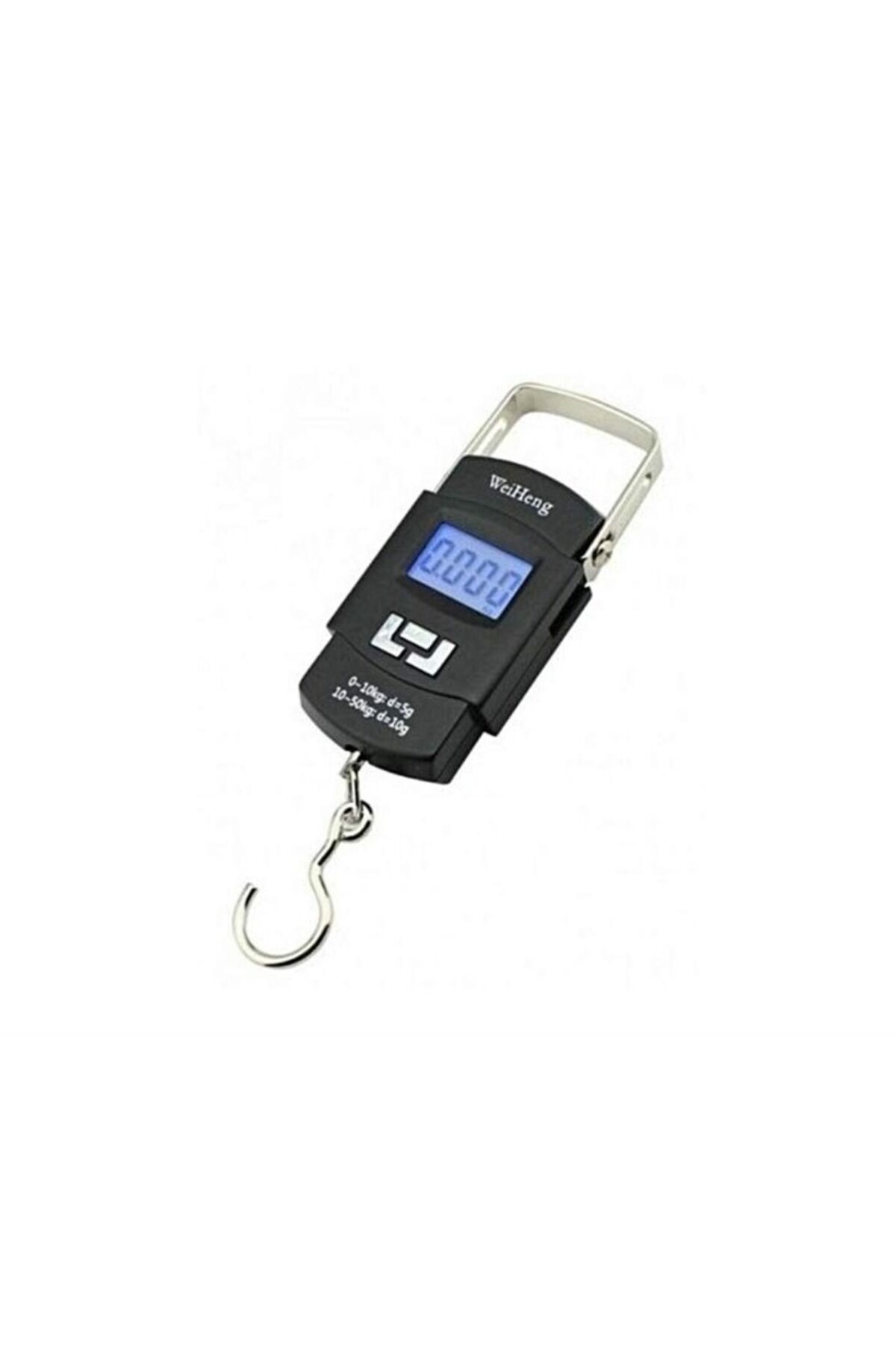 Bisiklet Terazisi LCD Ekran ve Arka Aydınlatmalı Taşınabilir Elektronik 50 kg'a Kadar Siyah