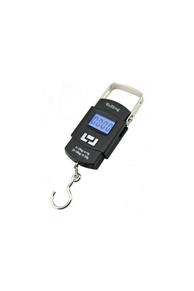Bisiklet Terazisi LCD Ekran ve Arka Aydınlatmalı Taşınabilir Elektronik 50 kg'a Kadar Siyah