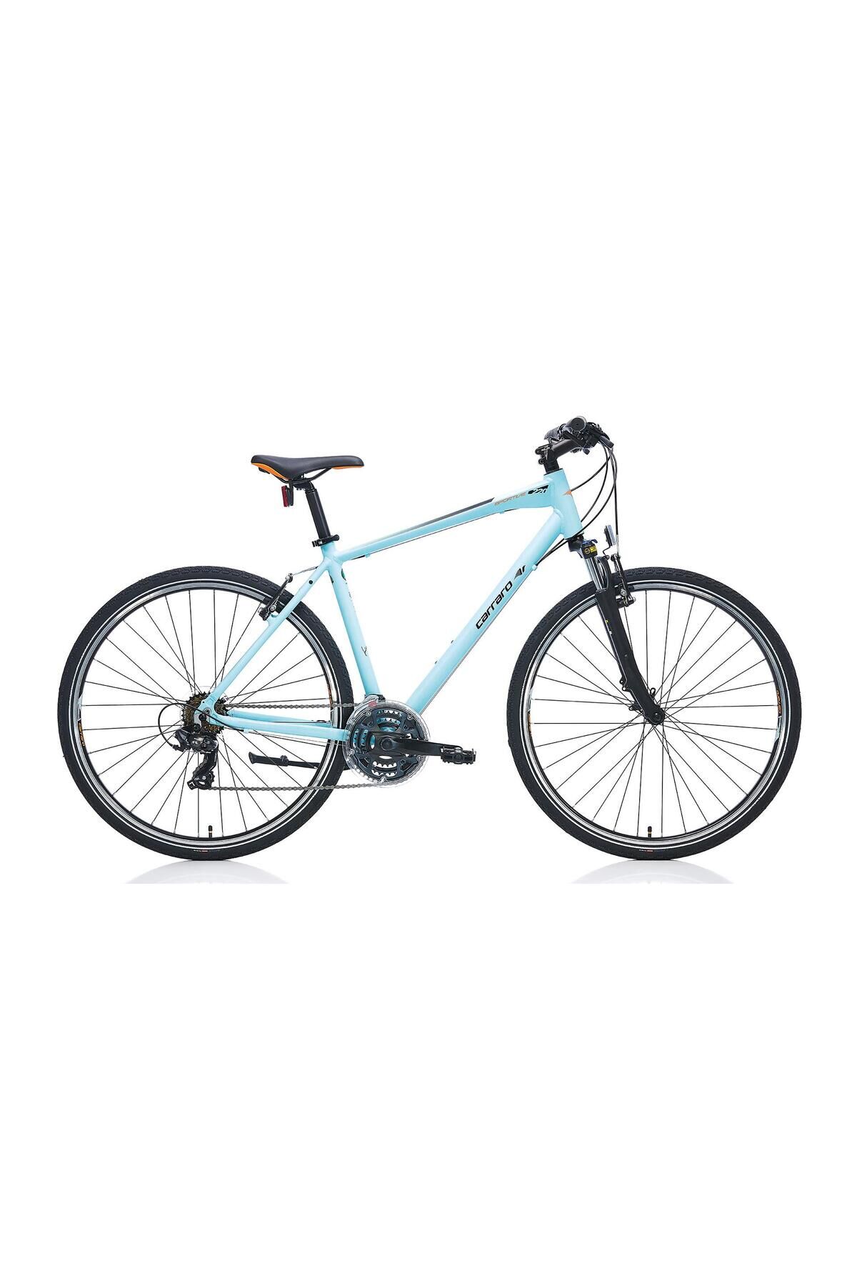 Carraro Sportive 220 V-Fren 28' Jant 21 Vites Erkek Şehir Bisikleti 46 cm Açık Mavi Siyah