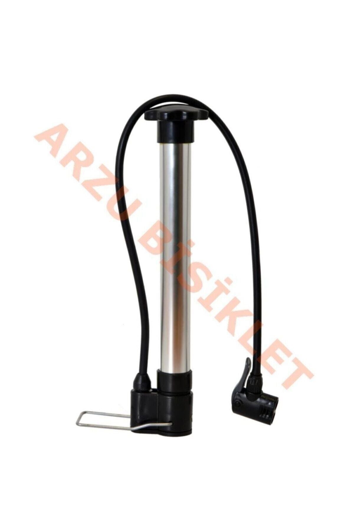 Rectus Bisiklet Pompası Araba Bisiklet Motosiklet Lastik Şişirme Pompası 32cm Çift Giriş Turuncu