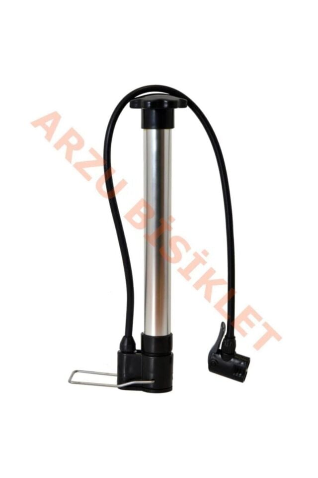 Rectus Bisiklet Pompası Araba Bisiklet Motosiklet Lastik Şişirme Pompası 32cm Çift Giriş Turuncu