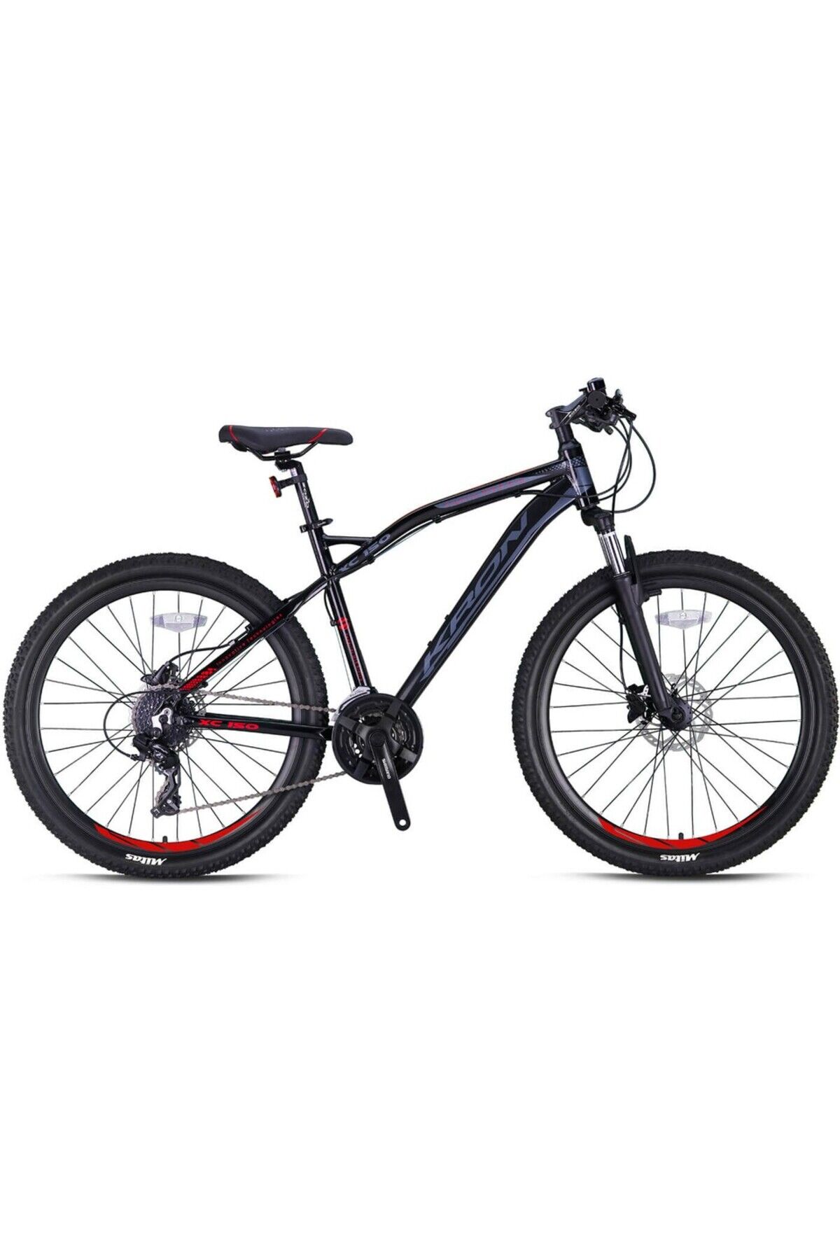 XC 150 29 Jant 17'' 24 Vites H.disk Fren (Siyah-Kırmızı/Füme) Siyah