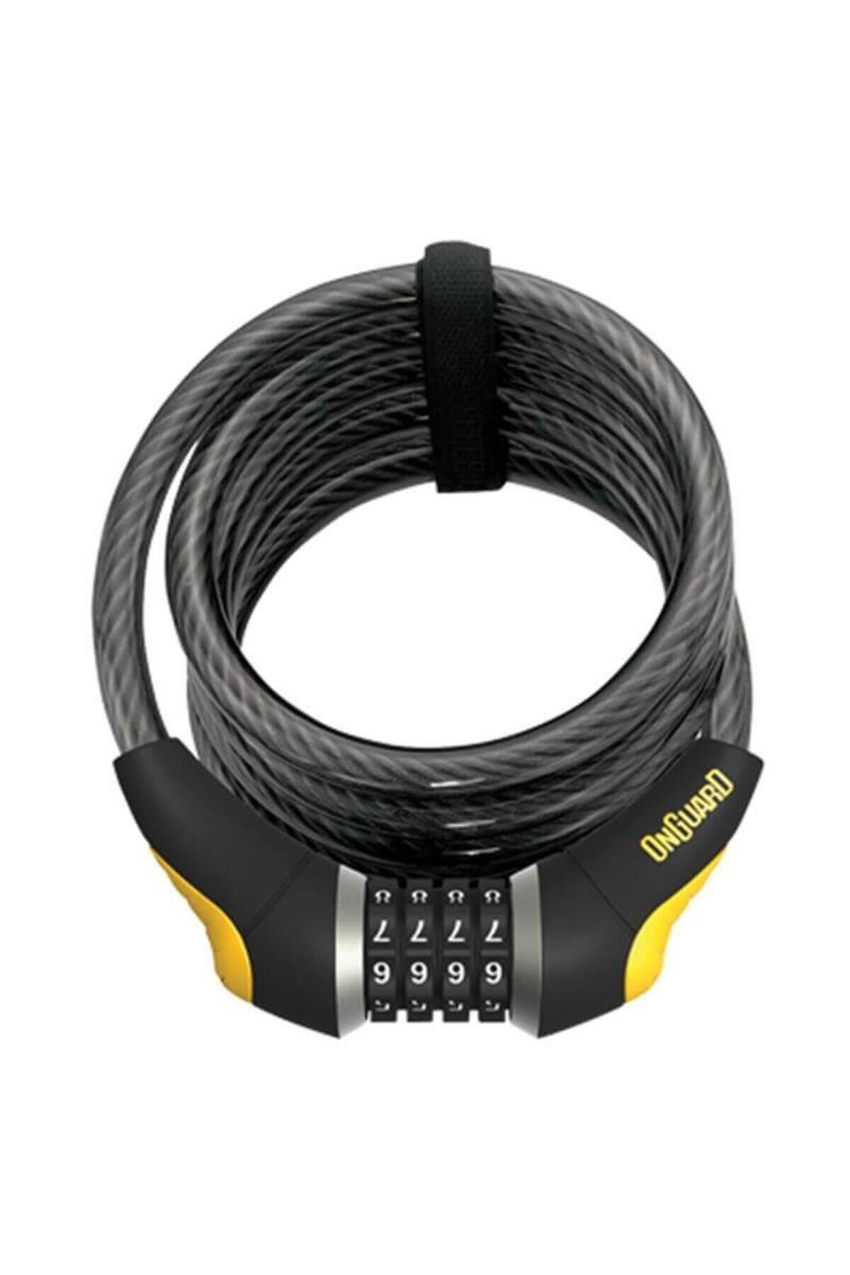 Şifreli Kilit 8031 Doberman 12mm X 185 Şifreli Bisiklet Kilidi