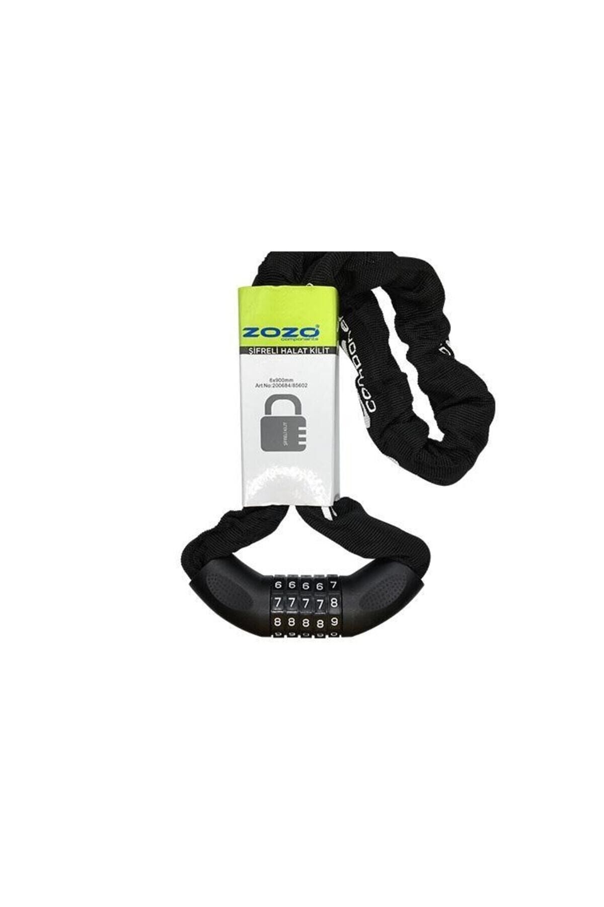 Zozo - Zincir Kilit - 6x90 Şifreli Siyah
