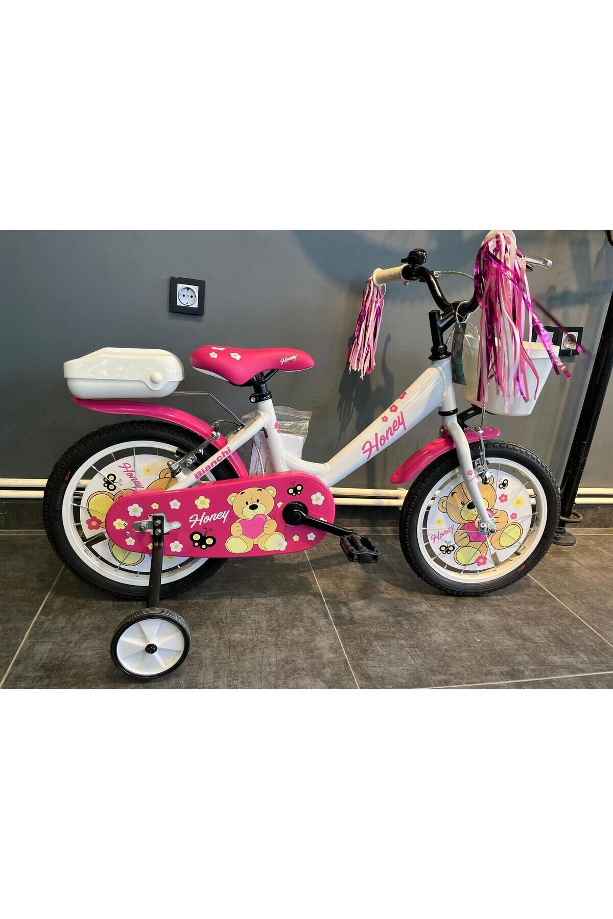 Honey 16 Jant V Fren Kız Çocuk Bisikleti Beyaz-pembe