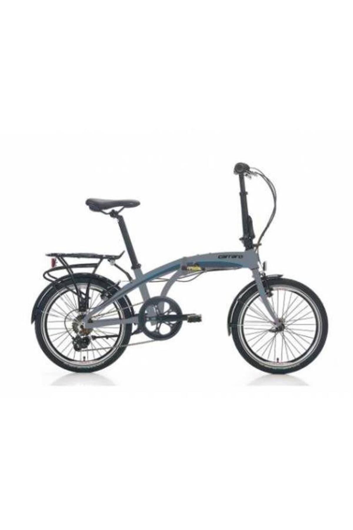 Flexı 106 Katlanır Bisiklet 320h V 20 Jant 6 Vites Mat Gri-siyah-mavi