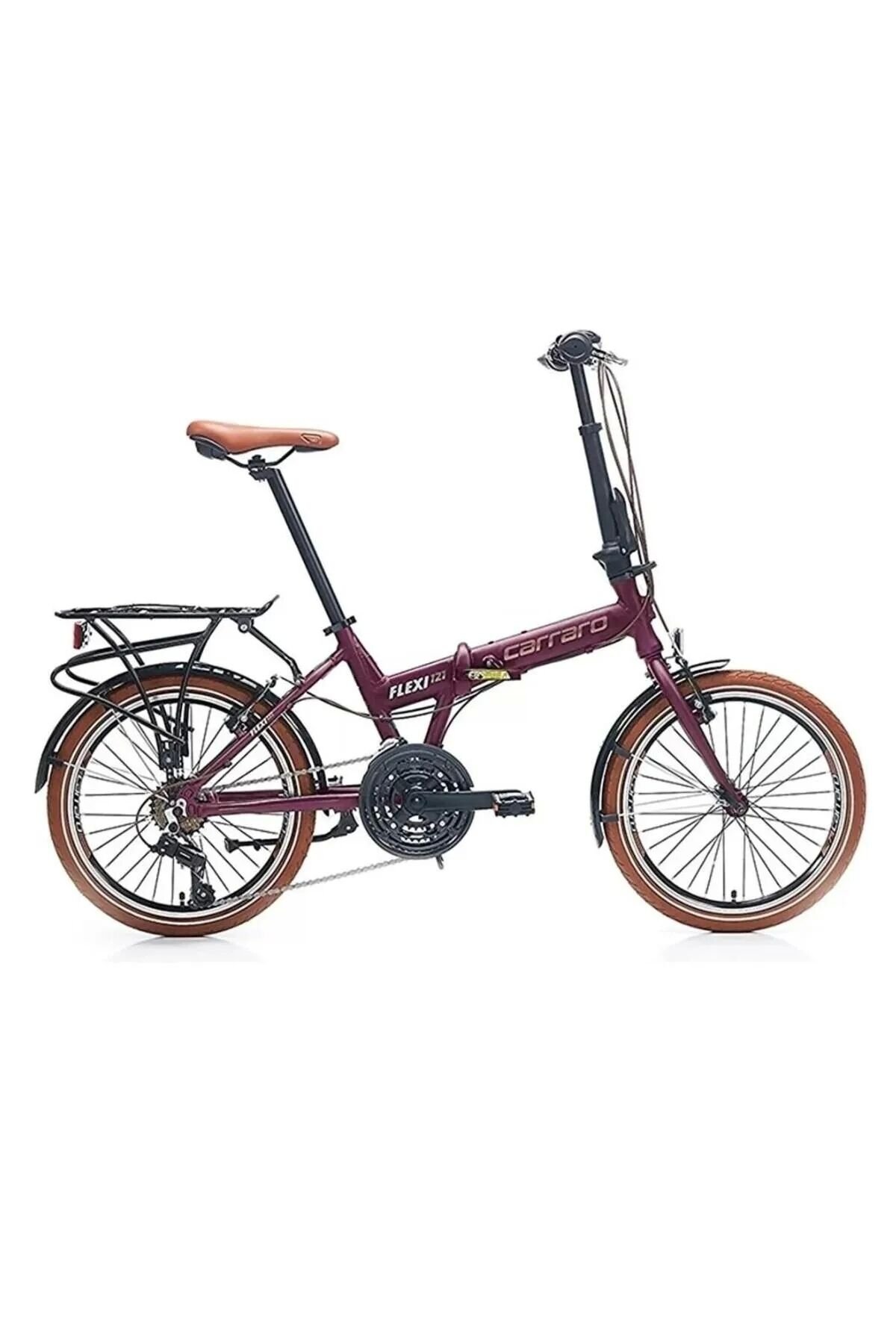 Flexi 121 20'' Jant 21 Vites V Fren Katlanır Bisiklet Mat Viola Bakır
