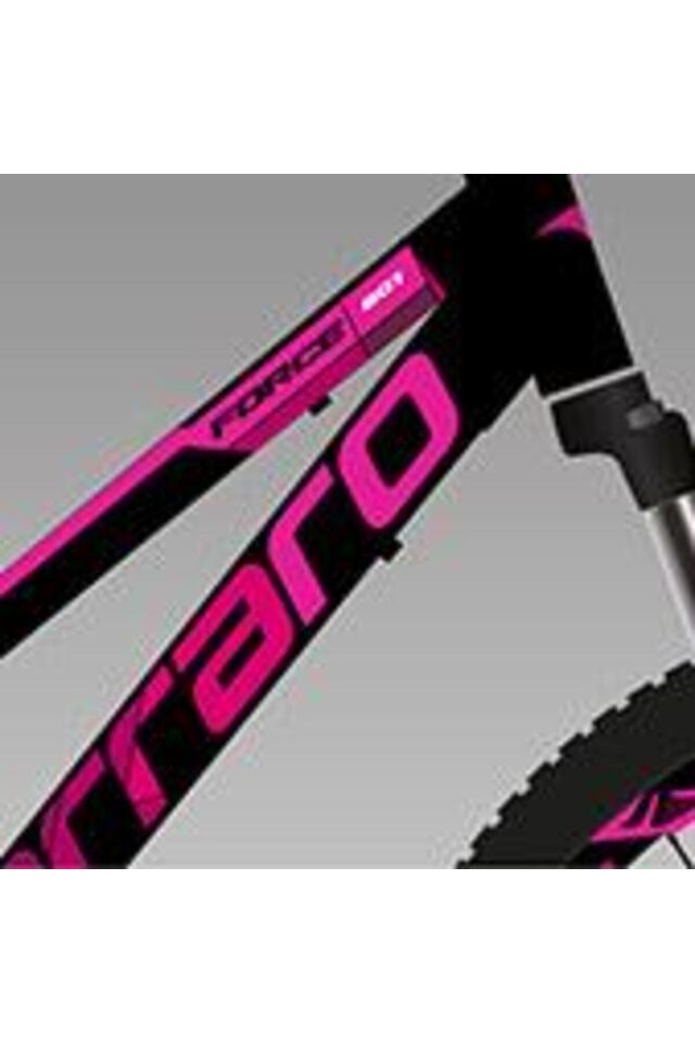 Force 601 26''Jant 21 Vites 38 Kadro V Fren Kadın Dağ Bisikleti Mat Siyah Fuşya