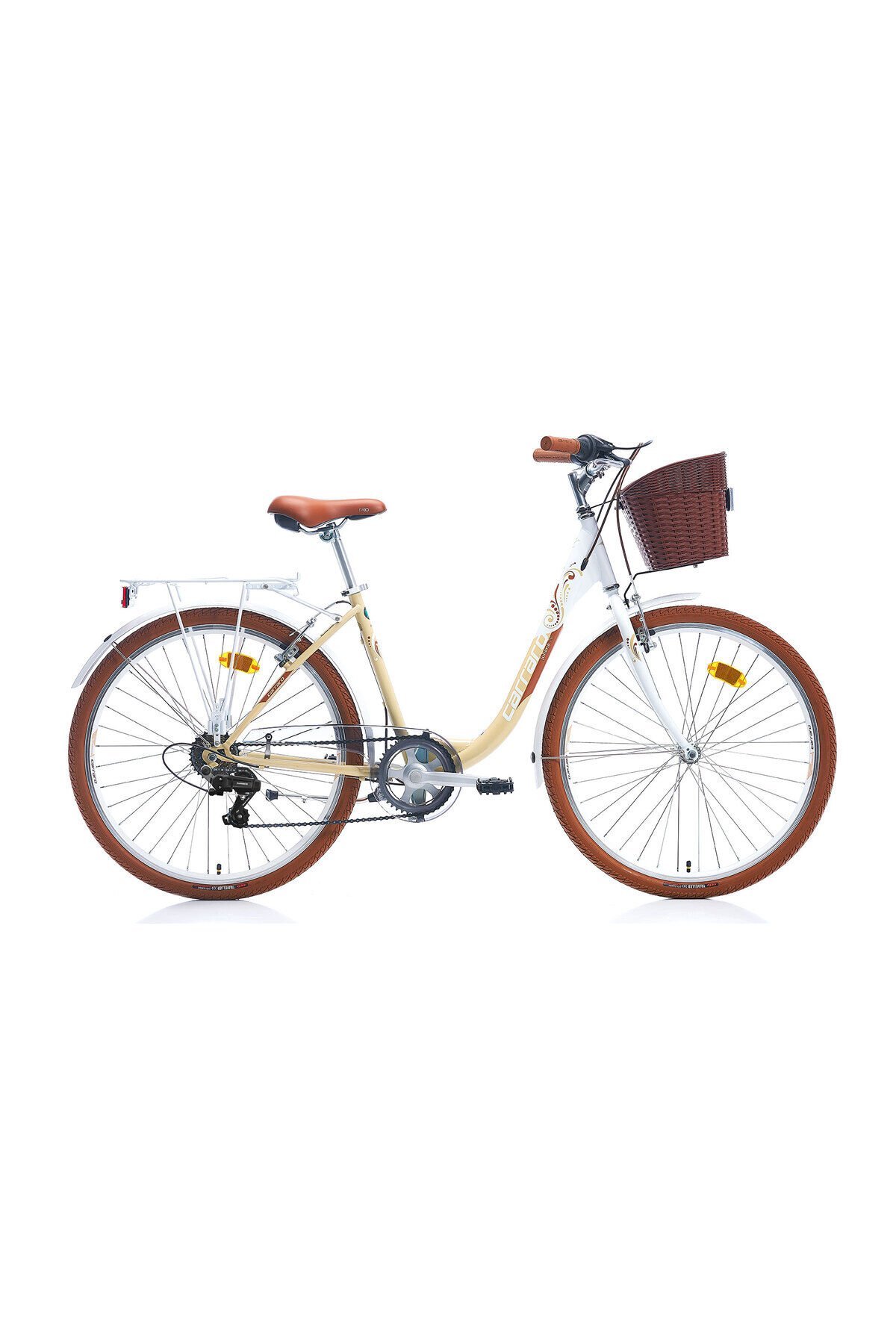 Juliana 28 jant Şehir & Tur Bisikleti (Beyaz Bej Kahverengi)