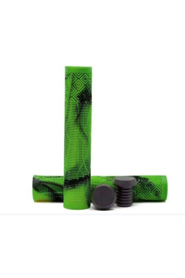 MTB BMX SİLİKON YEŞİL-SİYAH ÇİFT RENK ELCİK 165mm