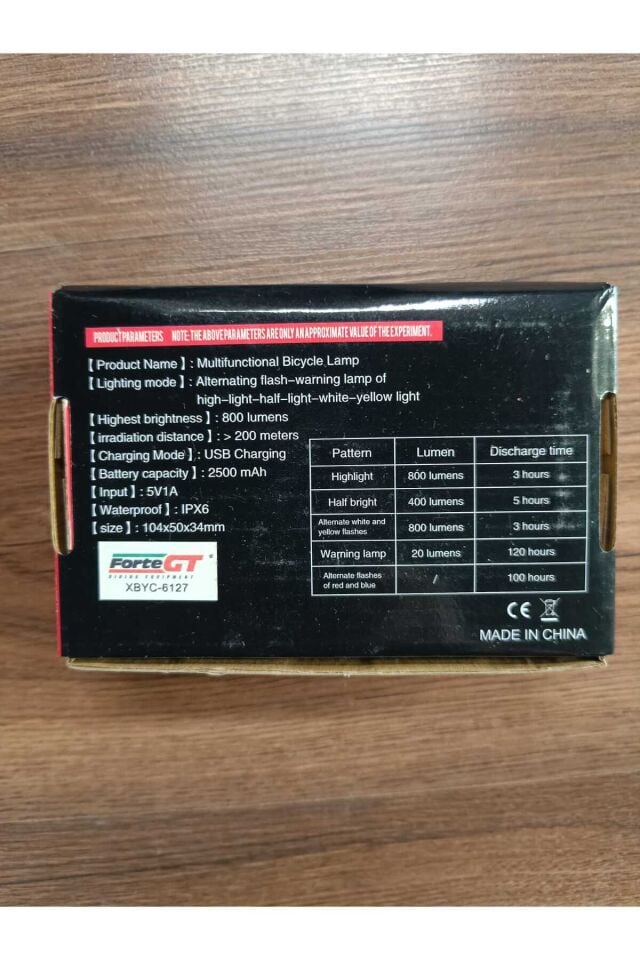 BL 100- profesyonel Bisiklet Işığı