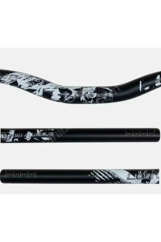 Alüminyum 31.8 780 mm Riser Mtb Gidon Bisiklet Gidonu Siyah Beyaz