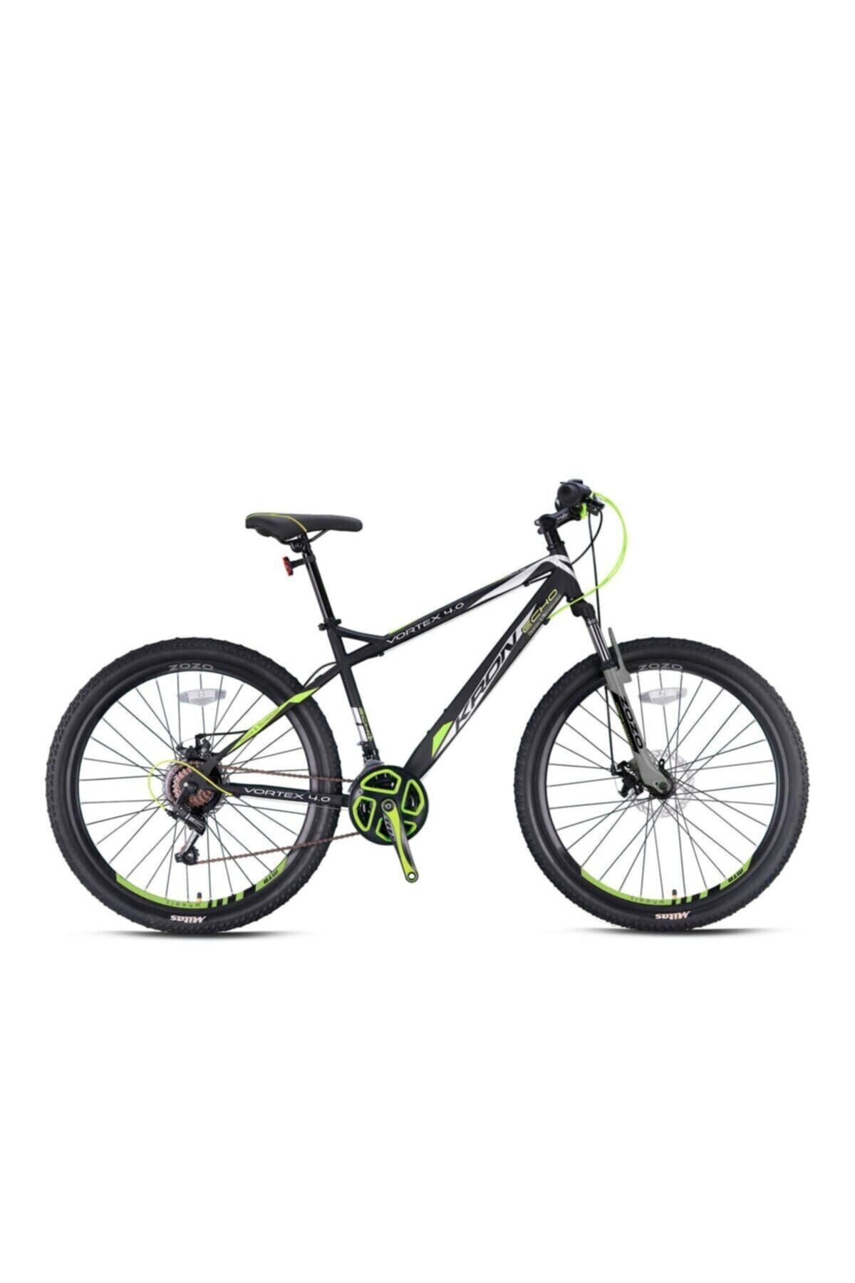 Vortex 4.0 - 26 Jant Mtb - 17 Kadro - 21 Vites - Mekanik Disk Fren - Mat Siyah-neon Sarı/gri