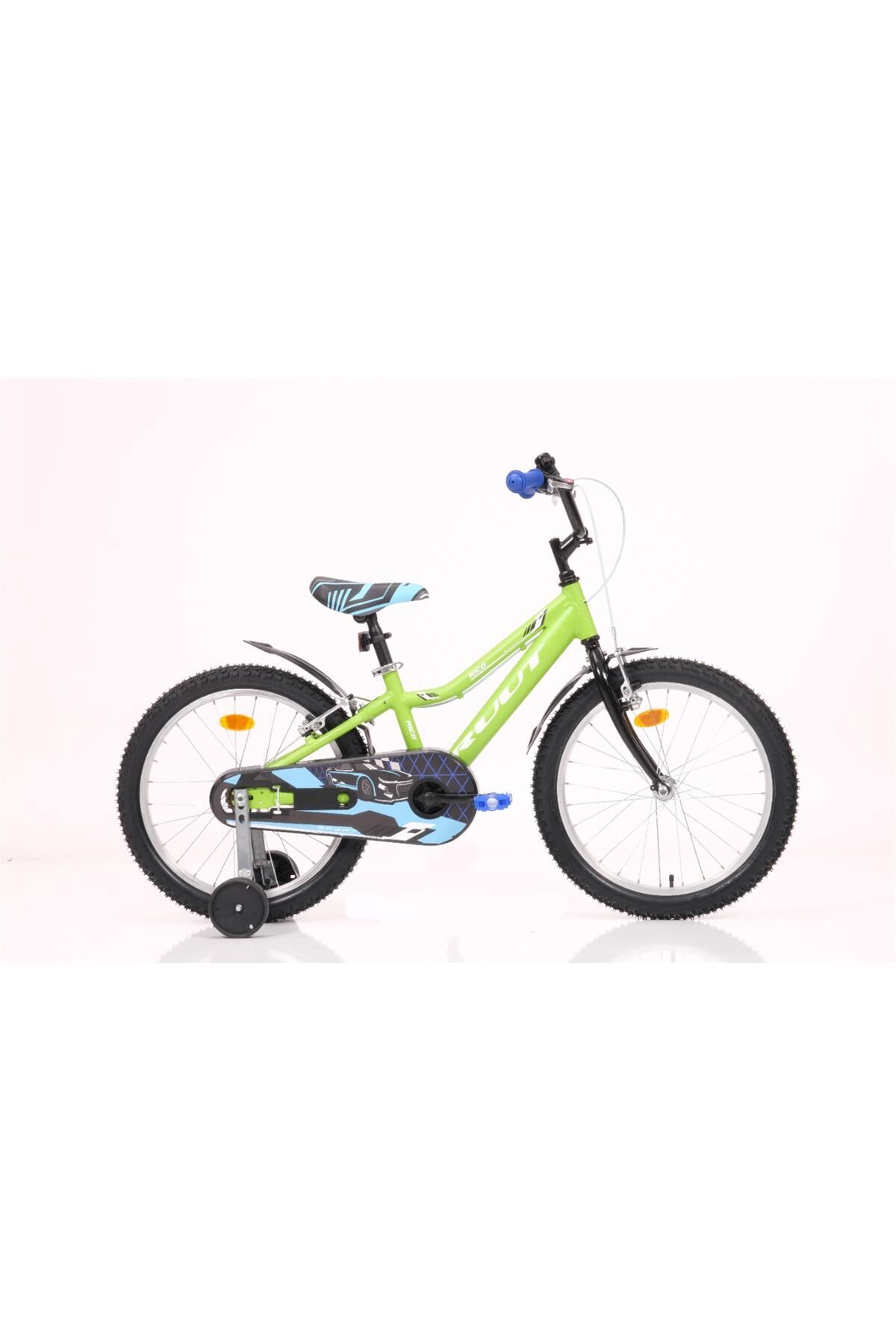 20J RUUT RICO ÇOCUK BİSİKLETİ - LİME MAVİ SİYAH