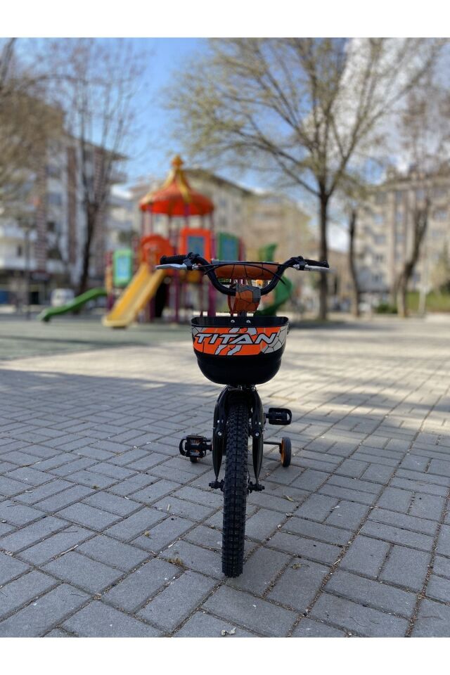 Titan Spark 16 Jant Erkek Çocuk Bisikleti Siyah-turuncu