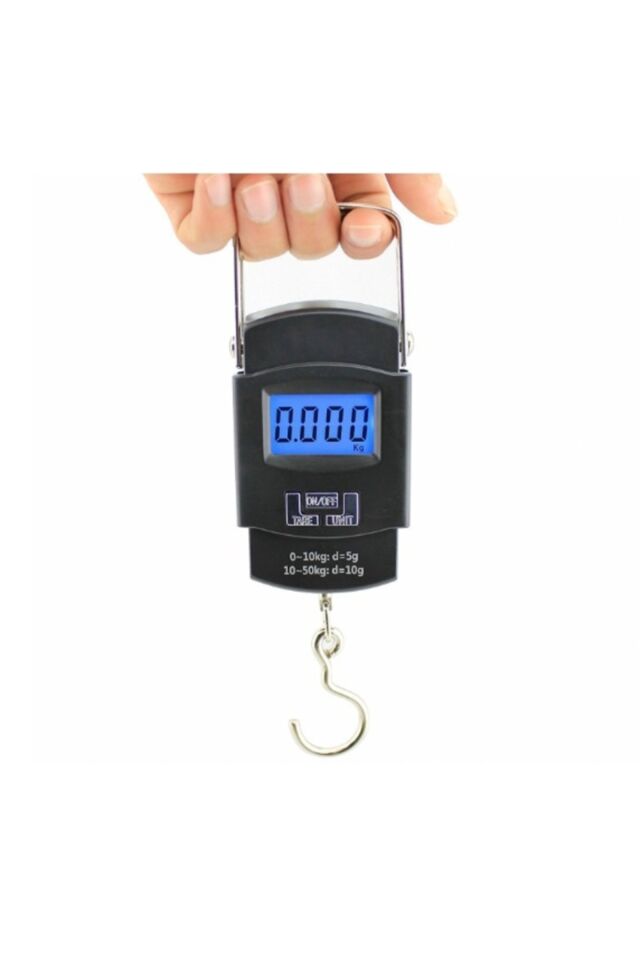 Bisiklet Terazisi LCD Ekran ve Arka Aydınlatmalı Taşınabilir Elektronik 50 kg'a Kadar