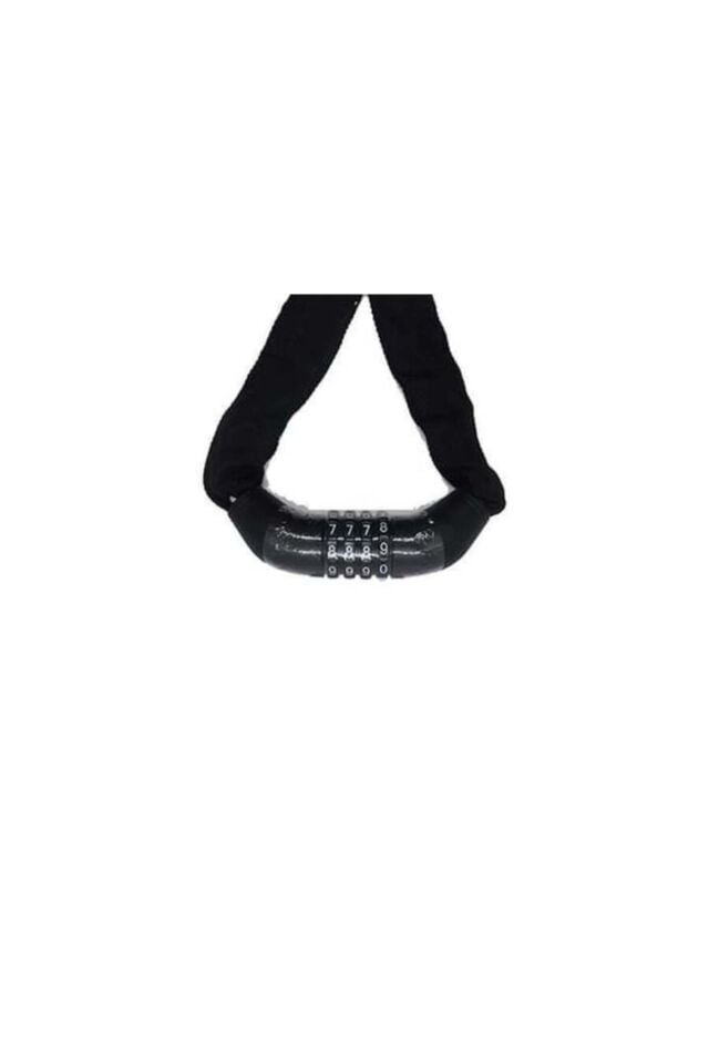 Zincirli 4x90cm Şifreli Bisiklet Kilidi