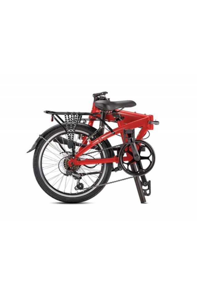 Link A7 20 Jant Katlanabilir Bisiklet 2022 (koyu Kırmızı Kırmızı)