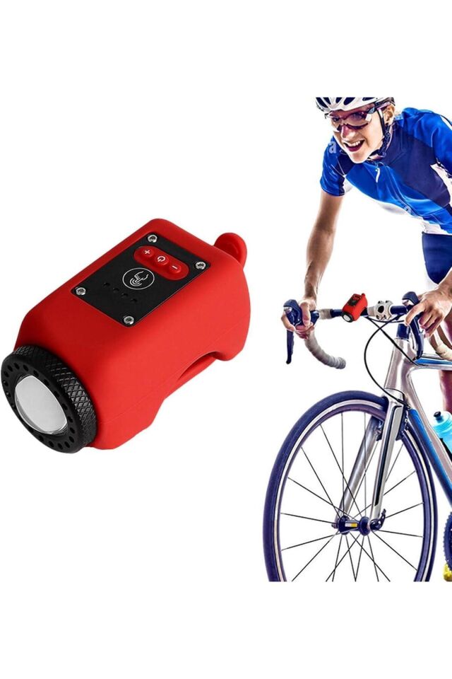 Xbyc 6128 Usb Şarjlı 250 Lümen 120 Db Yüksek Sesli Bisiklet Ön Farı Ve Korna Mavi