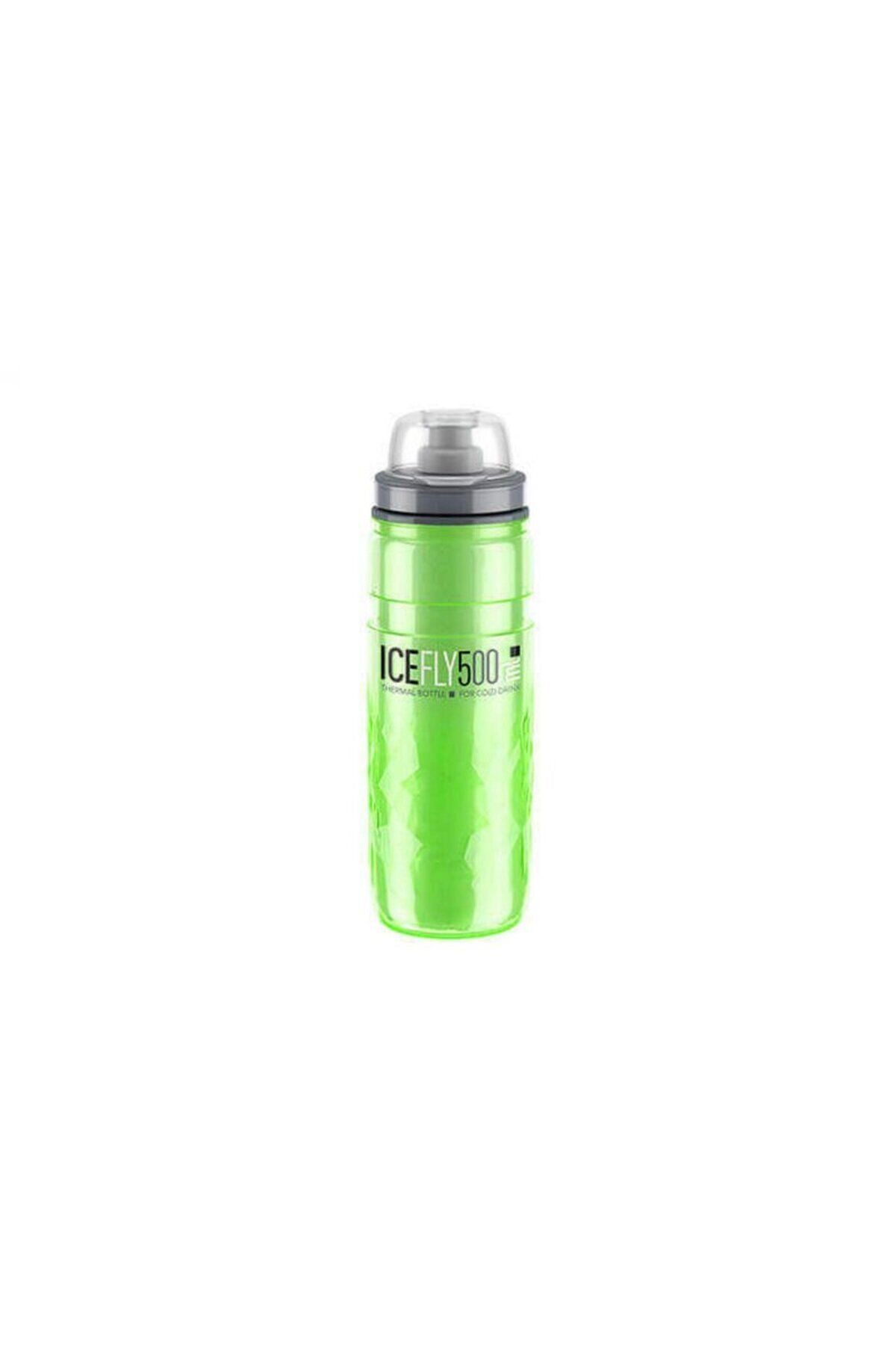 Ice Fly 500ml Isıya Dayanıklı Bisiklet Suluğu Matarası Yeşil Renk Termal Matara(0160803) Yeşil