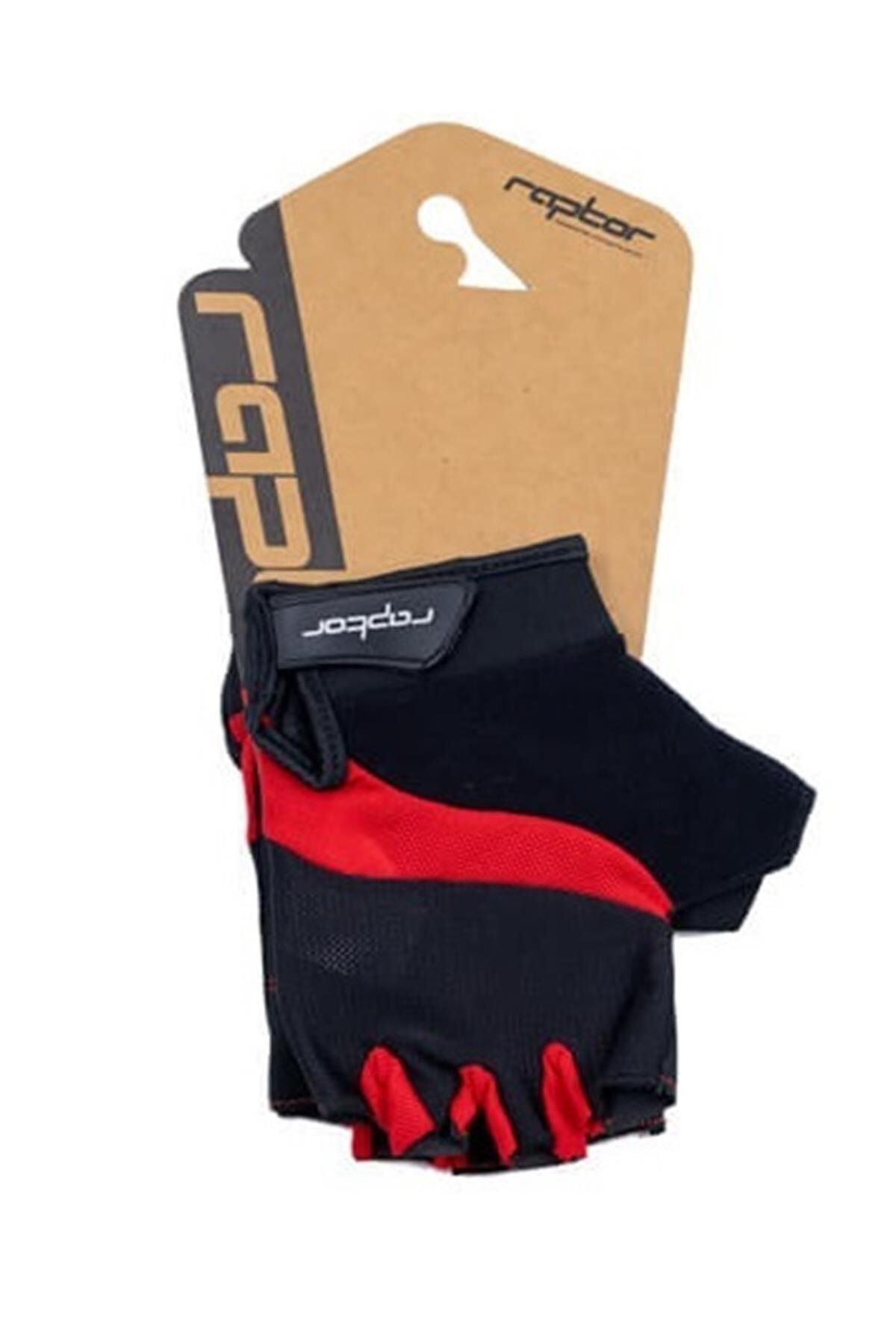 XC Sport Eldiven Kısa Parmak Bisiklet Eldiveni MTB Yarım Parmak Eldiven M Beden Kırmızı Kırmızı