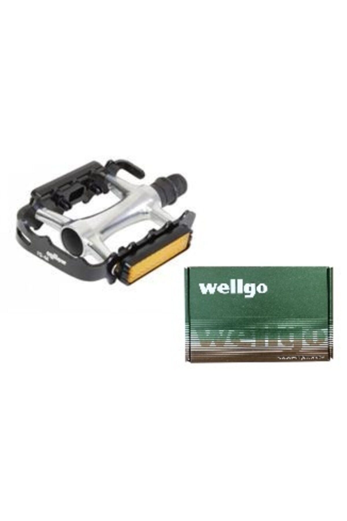 Wellgo Pedal Alüminyum Bilyalı 238gr M21 Pedal Siyah